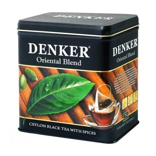 Чай Denker Oriental Blend черный с добавками 25 пирамидок в Магнит