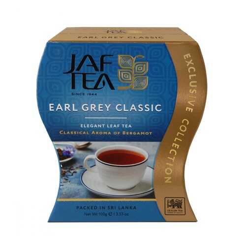 Чай Jaf Tea Earl Grey Classic черный листовой с бергамотом 100 г в Магнит