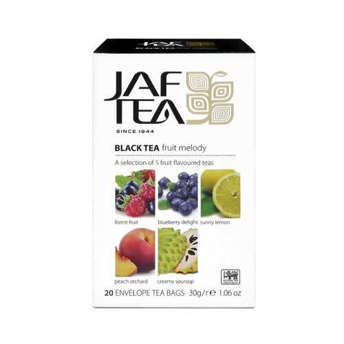 Чай Jaf Tea Fruit Melody черный с добавками ассорти 5 видов по 4 сашета в Магнит