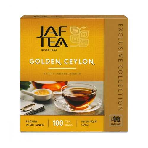 Чай Jaf Tea Golden Ceylon черный 100 пакетиков в Магнит