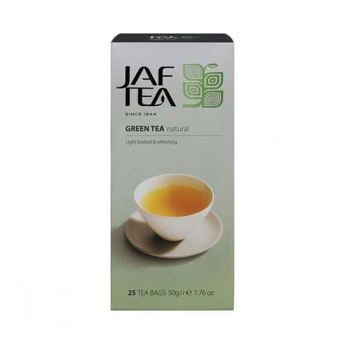 Чай Jaf Tea Green Natural зеленый 25 пакетиков в Магнит