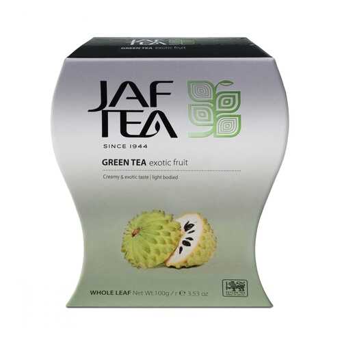 Чай Jaf Tea Green Tea Exotic Fruit зеленый с саусепом 100 г в Магнит