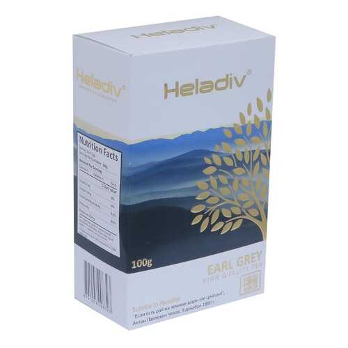 Чай листовой черный Heladiv earl grey 100 г в Магнит