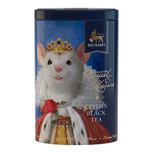 Чай Richard Year of the royal mouse черный листовой 80 г в Магнит