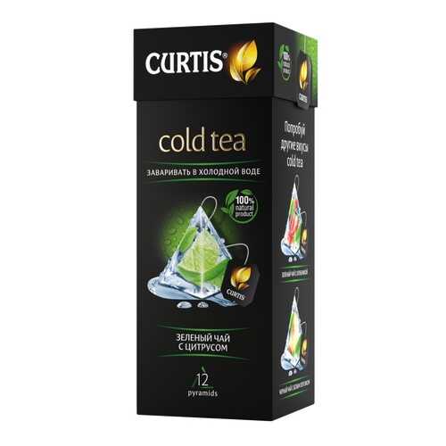 Чай Tea.ru Curtis Cold Tea. Зеленый чай с цитрусом, чёрный с добавками, 12 пирамидок в Магнит