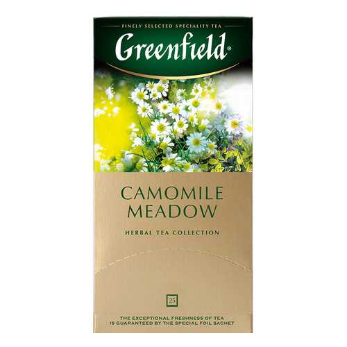 Чай травяной Greenfield Camomile Medow 25 пакетиков в Магнит