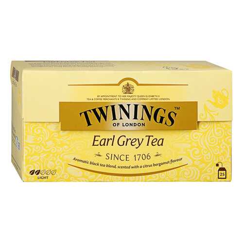 Чай Twinings черный бергамот 25*2 г в Магнит