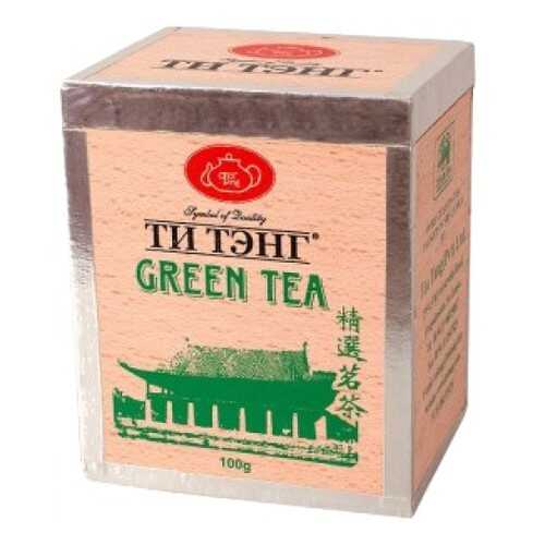 Чай весовой зеленый Ти Тэнг green tea в деревянном ящичке 100 г в Магнит