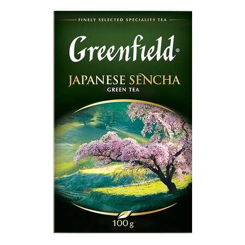 Чай зеленый листовой Greenfield Japanese Sencha 100 г в Магнит