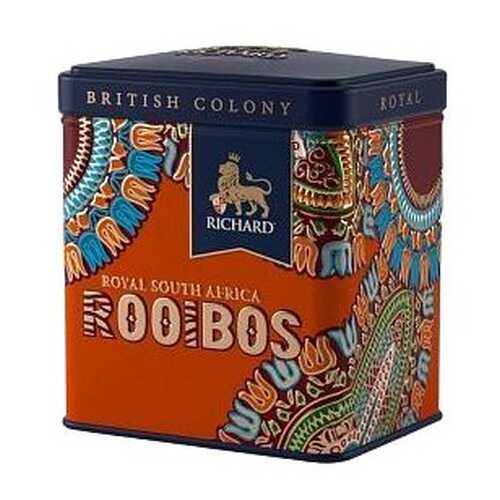 Чай зеленый листовой Richard British Colony Royal Rooibos ж/б 50 г в Магнит