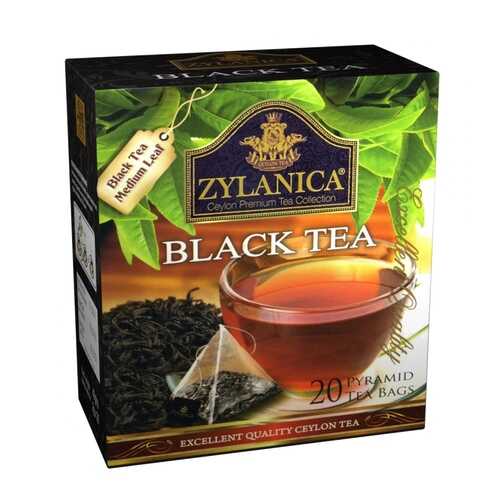 Чай Zylanica Black tea черный 20 пирамидок в Магнит