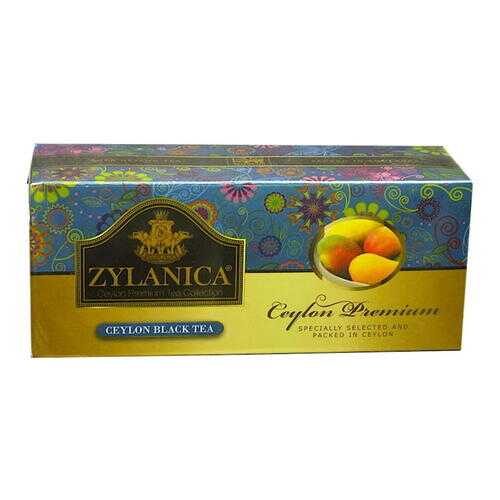 Чай Zylanica Ceylon Premium черный байховый с манго 25 пакетиков в Магнит