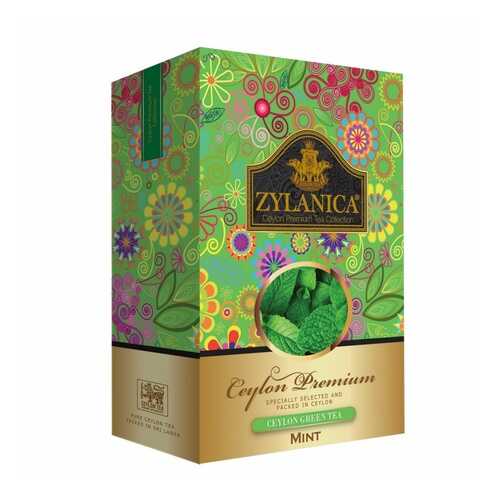 Чай Zylanica Ceylon Premium зеленый листовой с мятой 100 г в Магнит