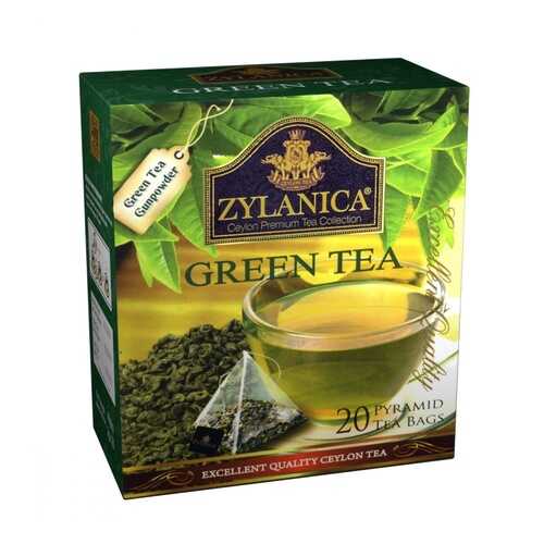 Чай Zylanica Green tea зеленый 20 пирамидок в Магнит