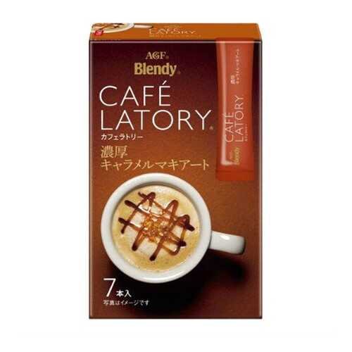 Кофе AGF Cafe Latory карамель-маккиато в стиках 7*11 г в Магнит