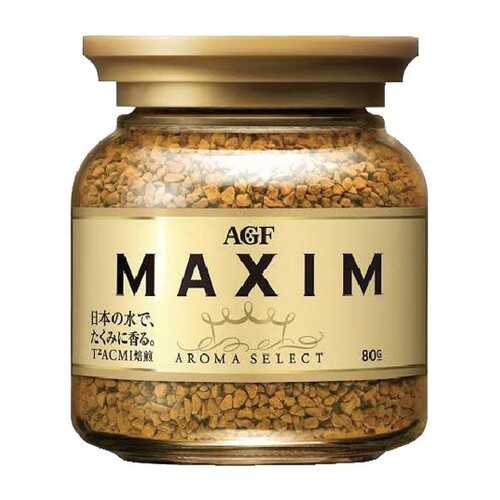 Кофе AGF Maxim растворимый gold blend 80 г в Магнит