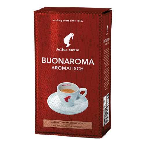 Кофе Julius Meinl buonaroma aromatisch натуральный жареный молотый 250 г в Магнит