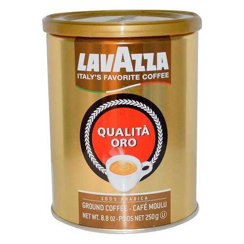 Кофе Lavazza Qualita Oro молотый в жестяной банке 250 г в Магнит