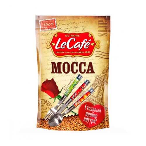 Кофе Le Cafe Mocca растворимый с ложкой 150 г в Магнит