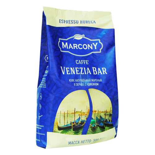 Кофе Marcony Venezia Bar в зёрнах 500 г в Магнит