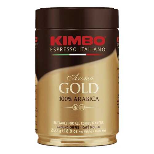 Кофе молотый Kimbo aroma gold arabica 250 г в Магнит