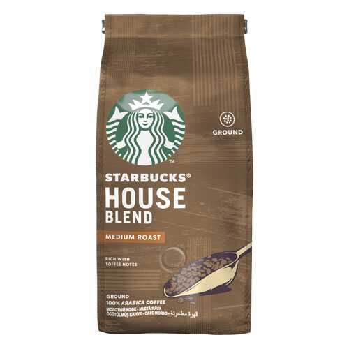 Кофе молотый Starbucks House Blend средней обжарки 200 г в Магнит