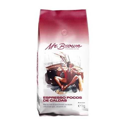 Кофе Mr.Brown Espresso Pocos De Caldas в зернах 1 кг в Магнит