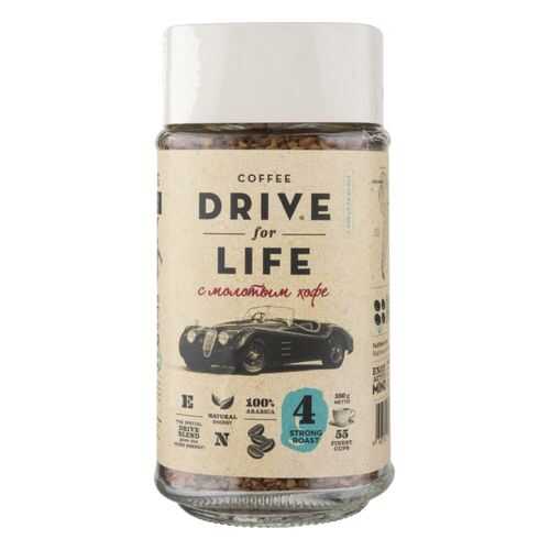 Кофе растворимый Drive for Life strong roast с молотым 100 г в Магнит