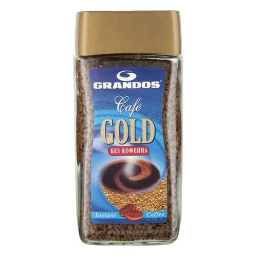 Кофе растворимый Grandos gold без кофеина 100 г в Магнит