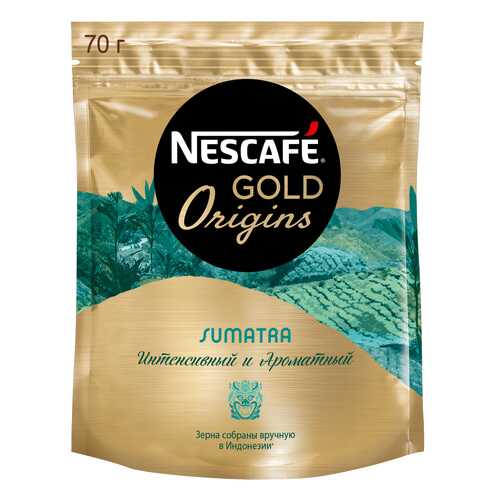 Кофе растворимый Nescafe gold origins Sumatra пакет 70 г в Магнит