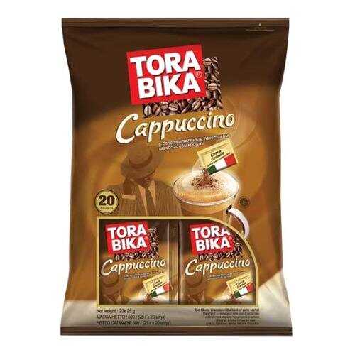 Кофе растворимый Tora bika Cappuccino 3 в 1 с шоколадной крошкой 20 шт 25 г в Магнит