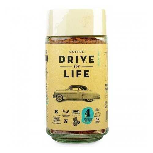 Кофе растворимый живой Drive for Life strong 100 г в Магнит