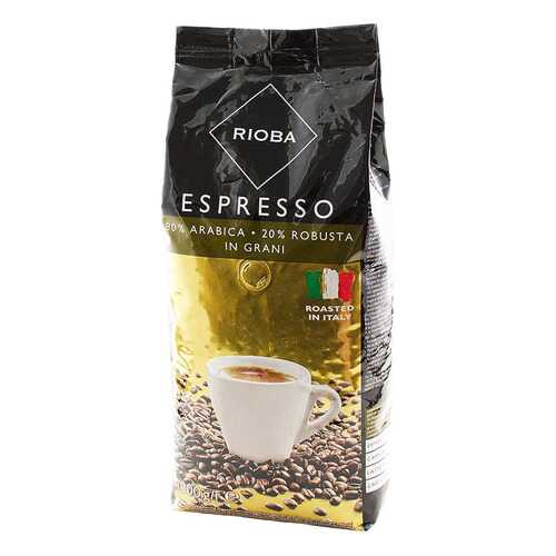 Кофе Rioba espresso натуральный жареный в зернах 1 кг в Магнит