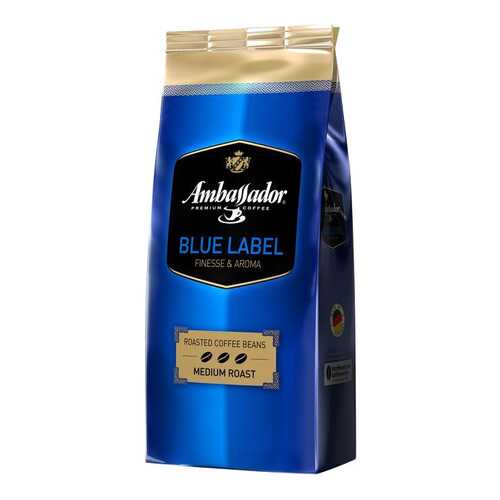 Кофе в зернах Ambassador blue label 1 кг в Магнит