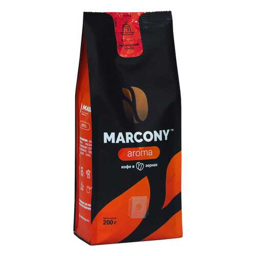 Кофе в зернах Marcony Aroma Ирландский крем 200г в Магнит