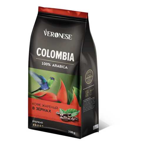 Кофе в зернах Veronese Colombia 200 г в Магнит