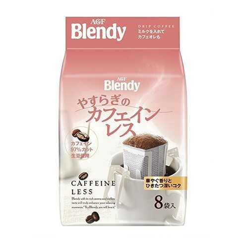 Кофе японский AGF Blendy с пониженным содержанием кофеина молотый 8 штук 56 г в Магнит