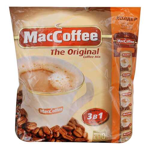 Напиток MacCoffe кофейный Original 3в1 растворимый 20 г 100 штук в Магнит