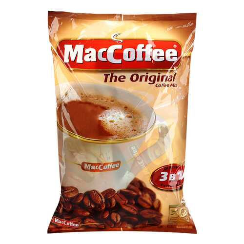 Напиток MacCoffe кофейный original 3в1 растворимый 20 г 50 пакетиков в Магнит