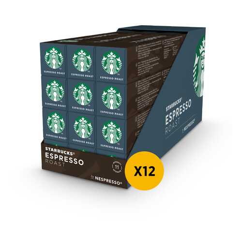 Nespresso STARBUCKS Espresso Roast 12 штук по 57г в Магнит