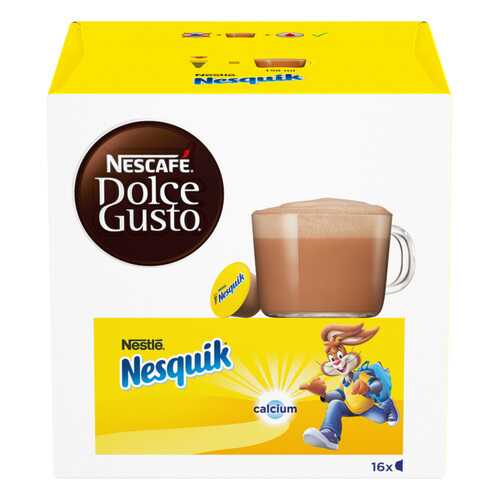 Шоколадный напиток в капсулах Nescafe Dolce Gusto nesquik 16 капсул в Магнит