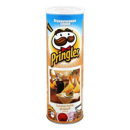 Чипсы картофельные PRINGLES Бургер 165г в Магнит