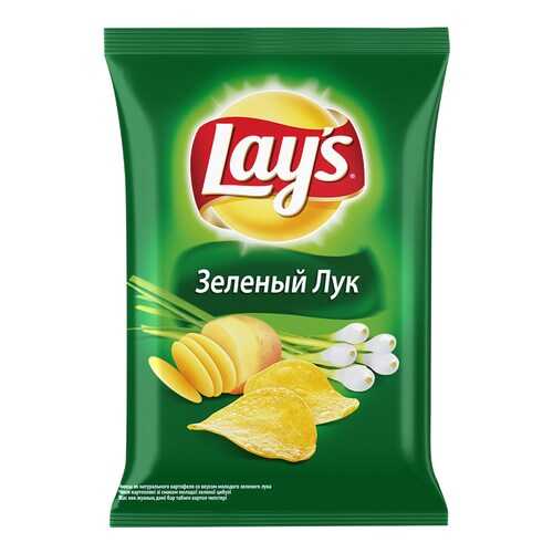 Чипсы Lay's из натурального картофеля зеленый лук 50 г в Магнит