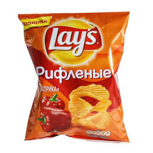 Чипсы Lays Рифленые со вкусом паприки 150г в Магнит