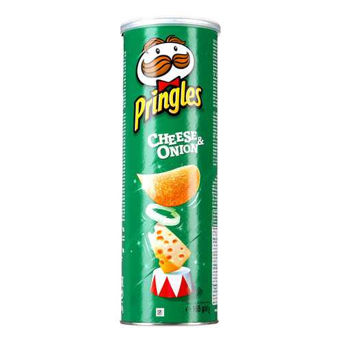 Чипсы Pringles со вкусом сыра и лука 165 г в Магнит