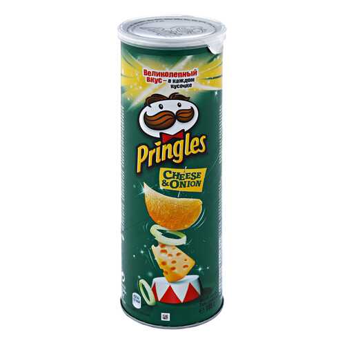 Чипсы Pringles сыр и лук 165 г в Магнит