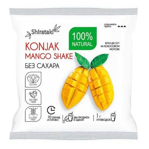 Десерт без сахара Konjak mango shake 20 шт по 15 г в Магнит