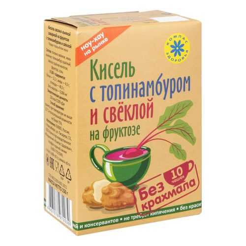 Кисель с топинамбуром и свеклой Компас здоровья на фруктозе 150 г в Магнит