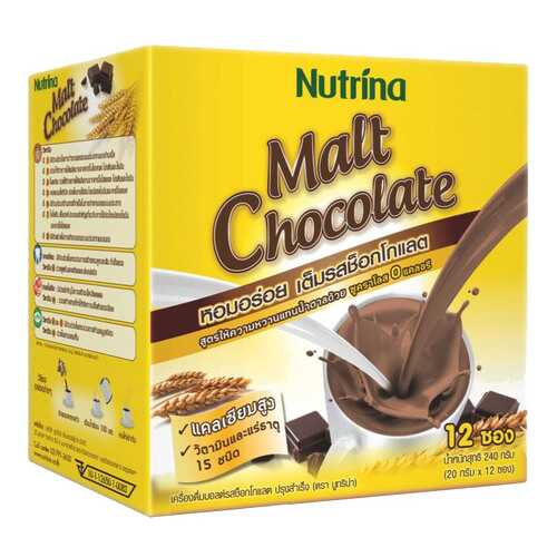 Напиток шоколадный Nutrina instant malt chocolate сублимированный 20 г 12 штук в Магнит