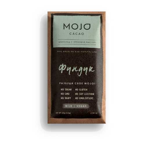 Горький шоколад 72% Mojo Cacao с шоколадно-ореховой пастой со вкусом фундук в Магнит